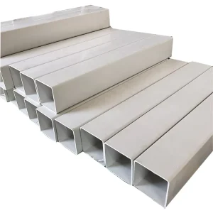Large Diameter Sizes Plastic Rectangular square PVC Drainage Pipe