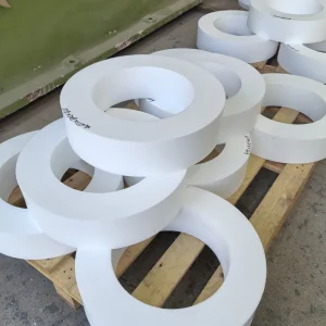 Large diameter Chemical Anti corrosion Plastic PTFE Pipelines Virgin grade Polytetrafluoroethylene Molded PTFE Tube