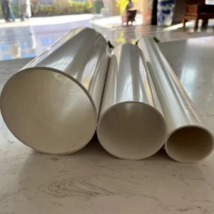 Lead Free PVC-U Drainage Pipe Smooth Anti-Corrosion Plastic Waste Water Tube for Building Roof Agricultural Drainage System