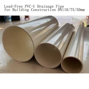 Lead Free PVC U Plastic Drainage Tube Construction Grade Anti oxidation Corrosion Proof Low Friction Resistance