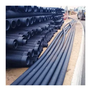 Lightweight HDPE Corrugated Drainage Pipe for Municipal Engineering Water Supply Single & Double Wall