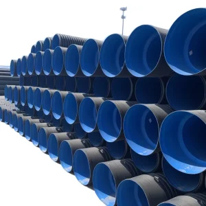 Lightweight HDPE Double Wall Corrugated Pipe Manhole 200-1200mm Storm Water Drainage System Durable Smooth Socket