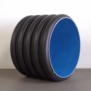 Lightweight HDPE Sewage Pipe With Smooth Inner Wall Low Friction Easy Installation
