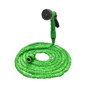 Lightweight High Pressure Expandable Rubber Hose Set Custom Car Wash Watering Flowers Portable Rubber Hose