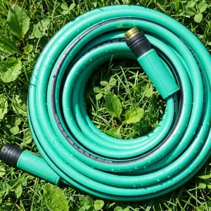 Lightweight PVC Braided Garden Hose 50FT High Pressure for Vegetable Watering