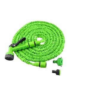 Lightweight Rubber Expandable Garden Hose 10 Functional Spray Nozzles 3x Length Storage Bag Anti Knotted for Multi scene Use