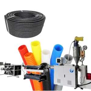 Local After sales Service Shisha Hookah Drain Pipe Electric Conduit Corrugated Plastic Pipe Extrusion Line