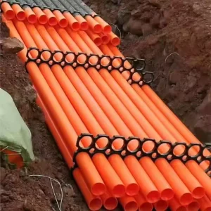 Long Life High Voltage Alkali and Acid Resistance CPVC Power Supply protection Cable Pipe Can Be Buried Underground