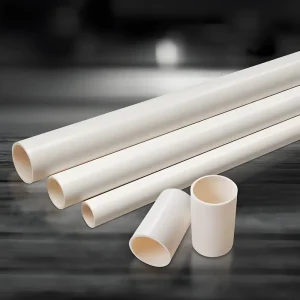 Low Smoke PVC Electrical Conduit Safe Evacuation Plastic Pipe For Public Building