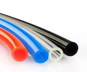 Lynzo PE PU Smooth High Pressure Hose 4mm/6mm/8mm/10mm/12mm Water Gas Line Air Pump Flexible Plastic Tube Grey/White Thread