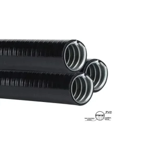 MPP 20mm PVC Metal Flat Liquid Tight Flexible Conduit Low Smoke Zero Halogen Electrical Cable Protection