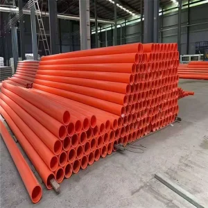 MPP Cable Conduit Flame Retardant Plastic Underground Conduit Rollers Durable Wire Protection