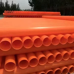 MPP Electrical Conduit Non digging Flexible High pressure Resistant Eco Friendly Communication Cable Protection Pipe DN50