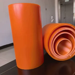 MPP High Voltage Cable Duct Orange HDPE Power and Communication Conduit High Pressure Durable Cable Protection Pipe Buried