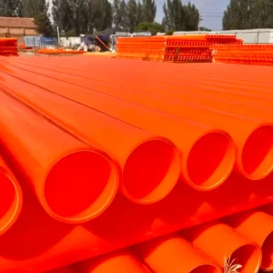 MPP High Voltage High Pressure Cable Protection Pipe Smooth Surface Low Fluid Resistance High Cable passing Efficiency Heat