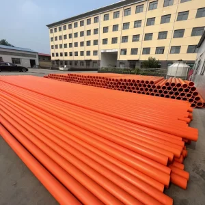 MPP Pipe MPP Electric Power Pipes MPP Conduit Plastic Pipes Customized Length & Thickness