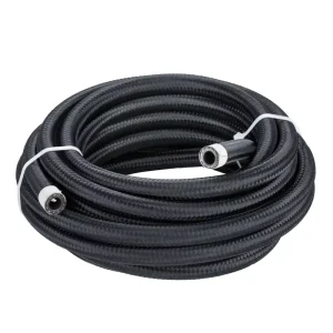 MRT701 NBR/CPE Black Nylon Braided Rubber Hose for Oil Cooling Cutting Service Fuel Performance -40C to +100C