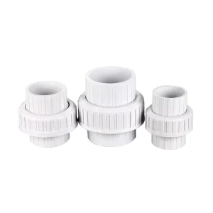 Male & Female Threaded PVC Pipe Fittings Union Connector Manual Power Ball Structure for Water Supply