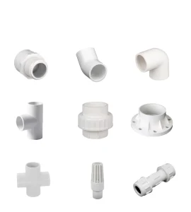 Manufacturer Customized PVC Pipe Fittings Plastic Names Series Threaded Elbow for Sale