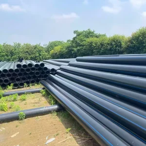 Manufacturer Full Sizes DN20 DN1600 PE Flexible High Pressure SDR17 HDPE Irrigation Plastic Underground Pipes ISO4427