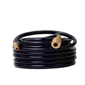 Manufacturer Heavy Duty Lightweight Kink Resistant Hybrid 1/2 In. X 25 Ft 3/8 In. Air Hose With Fittings Hose air