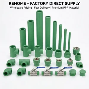 Manufacturer OEM Grey Water Plumbing Materials PPRR Elbow Tee Codo Plastic Pipe Fitting 1 2 Inch Ppr Fittings