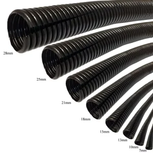 Manufacturer PA V0 Plastic Electrical Corrugated Tube Conduit Pipes ROHS Nylon Flexible Conduit
