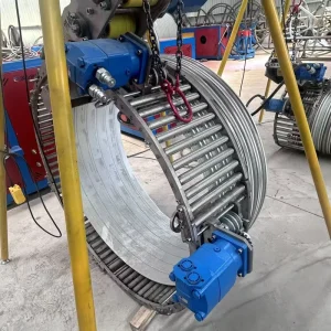 Mechanical Spiral Wound Repair Cage Machine DN300 5000 Trenchless Sewer Pipe Lining Rehabilitation Equipment