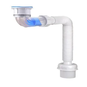 Modern ABS Hotel Kitchen and Bathroom Drainage Deodorizing Insect Proof Wash Basin with Drain Pipe Set