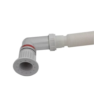 Modern ABS Kitchen Sink Waste Pipe Bathroom Siphon Chrome Plating Easy Installation Scalable Design