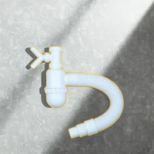Modern Design Durable Bottle Trap Waste Wash Basin Plastic Siphon Pipe Drainer Tube Sink Plumbing Hoses