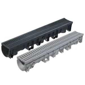 Modern Design Outdoor Plastic Drain Cover Water Drain Channel Gutter with Drainage for Outdoor Rainwater
