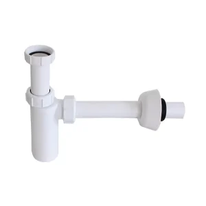 Modern Design P trap Plumbing Bathroom Plastic Drain Tube White Basin Extension Pipe