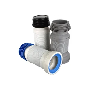 Modern Design PVC Drain Pipe with TPE Connector Anti Odor System Flexible Toilet Waste Drain Pipe for Hotels