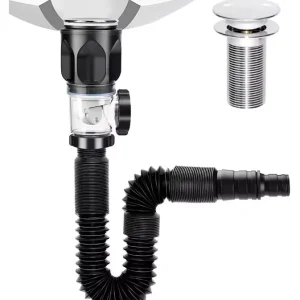 Modern Design of Retractable Drainage Outlet Flexible Anti odor and Anti insect Drain Faucet Basin Drainage Pipe