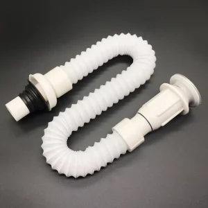 Modern Universal Bathroom Basin Drain Pipe Extendable Basin Drainer Plastic Stainless Steel Easy Installation Drain Pipe