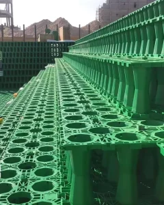 Modular Ground Rainwater Collection System for Efficient Drainage