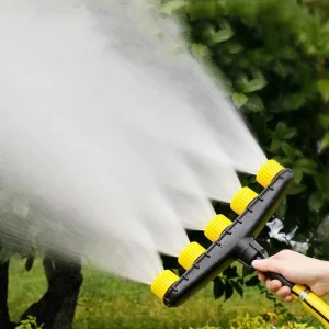 Multi-Head Garden Hose Sprayer Nozzle Spraying Watering Pipe Porous Nozzles Adjustable Spray