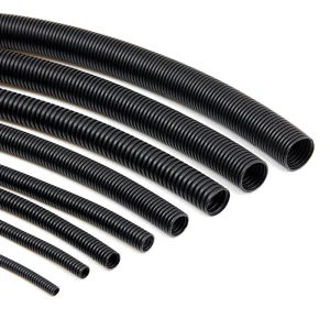 Multi Purpose Corrugated PVC Conduit for Cable and Wire Protection Flexible Durable Easy to Install Plastic Pipe 100m