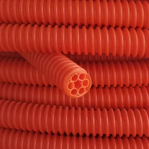 Multiple Channel High Pressure HDPE Corrugated Optic Duct (COD) Pipes for Cable Protection and Conduit
