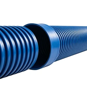Multipurpose HDPE Double Wall Corrugated Culvert Pipe PE100 SN8 DN315 Municipal Wastewater Storm Drain Drainage Industry