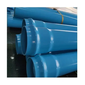 NSF Certificate Blue Green 6″ 8″ 12″ SDR35 28 26 PVC Sewer Pipe C900 UPVC Tube with Flush End