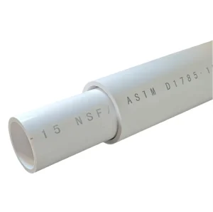 NSF Listed 1in White UPVC Drainage Conduit SCH40 PVC Plain End Flexible Water Supply Pipe for Cold Water High Pressure