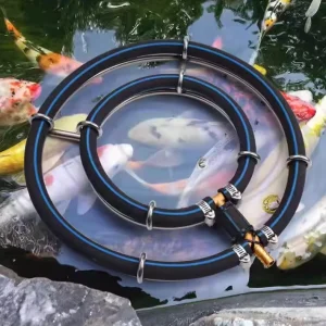 Nano Microporous Aeration Tube Air Diffusers Hose Fine Bubble Aeration for Fish Tank Koi Pond and Hydroponics
