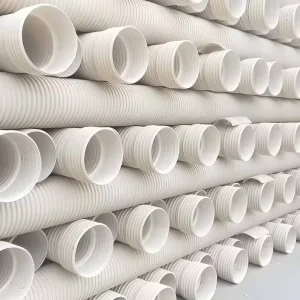 National Standard UPVC Double Walled Corrugated Reinforced Pipe for Municipal Sewage & Drainage