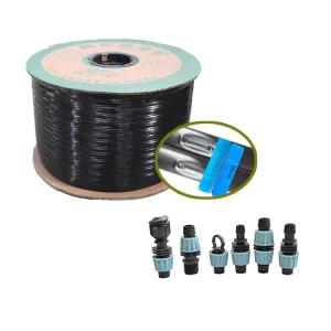 New Agriculture 16mm Drip Irrigation Pipe Hose Low Price Flat Dripper Drip Tape Farm Drip Irrigation System Design