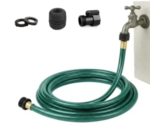 New Durable 1/2″ Inch ANSI Standard PVC Water Hose Anti Corrosion UV Resistant High Pressure for Terrace Cleaning Car