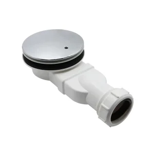 New Style Low Profile Shower Drain Chrome Plated ABS Shower Tray Siphon Slim Drain 90mm Plastic Bathroom Shower Tray Drain