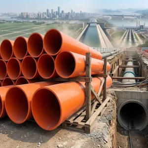 Non Excavation HDPE Water Supply Pipeline Sanitary Plastic Pipe Replace Cement Pipe Municipal Water Main Network