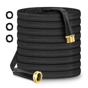 Non Expanding PVC Garden Hose Reel Lightweight Ultra Light Water Hose Burst Resistant With 25FT 50FT 75FT 100FT Length